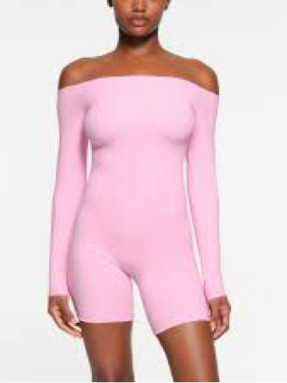 SKIMS NWT Fits Everybody open back onesie Bubblegum Pink